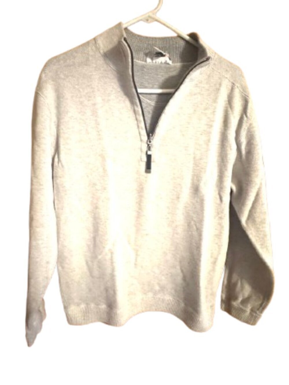 Bahama Bay Tan Men's Pull-over 1/4 zip, size Med (D33)
